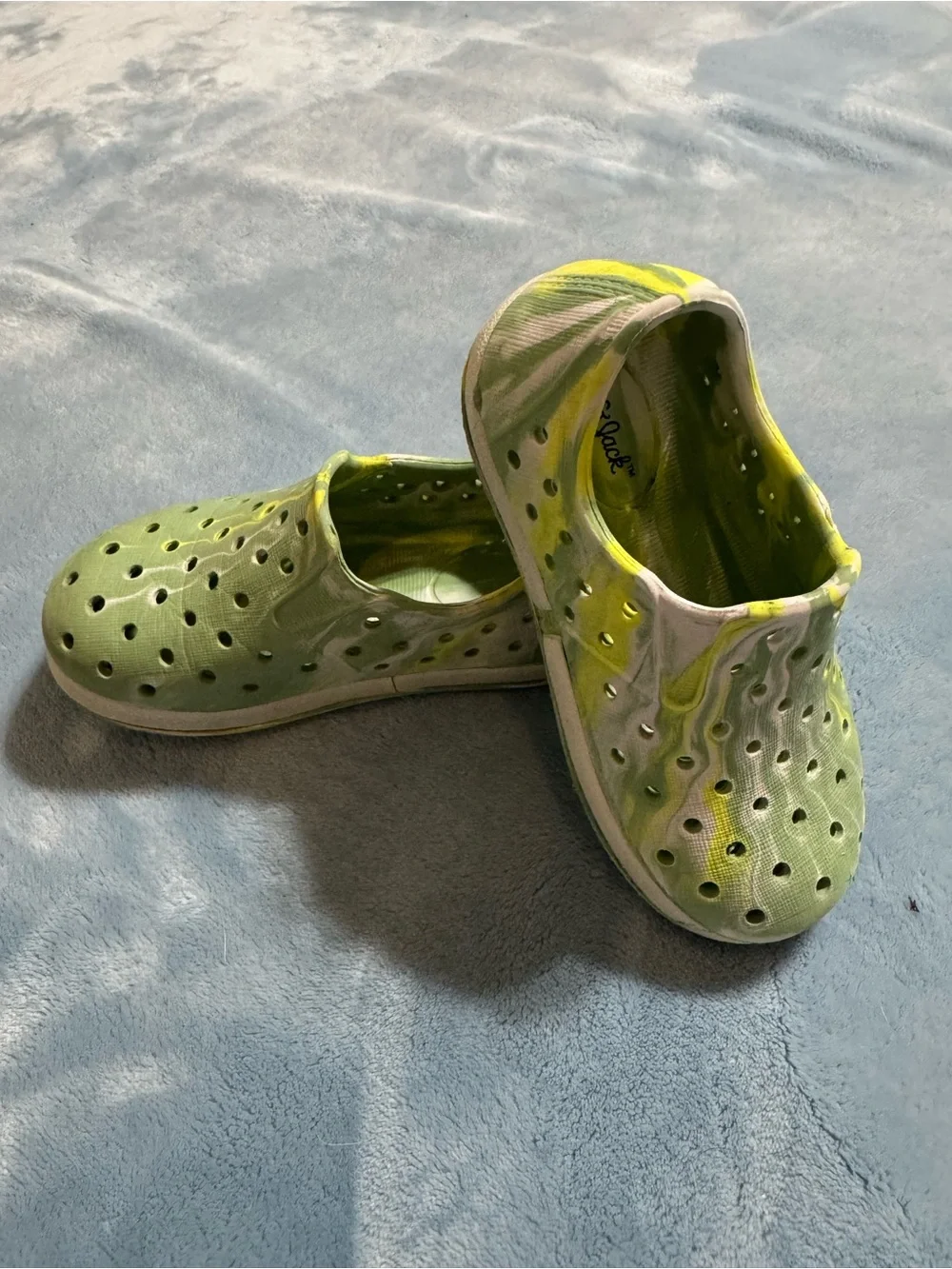Cat & Jack Green Slip-On Perforated Water Shoes